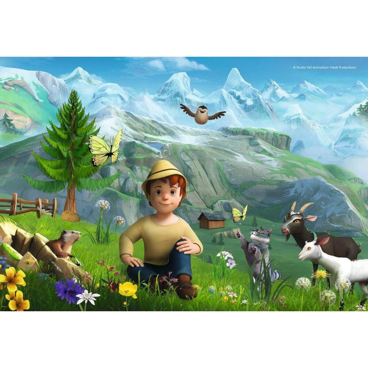 Ravensburger Puzzle Heidis Alpenmärchen, 2x12 Teile