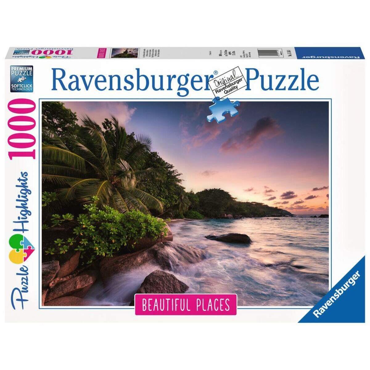 Ravensburger Puzzle Insel Praslin Seychellen, 1000 Teile