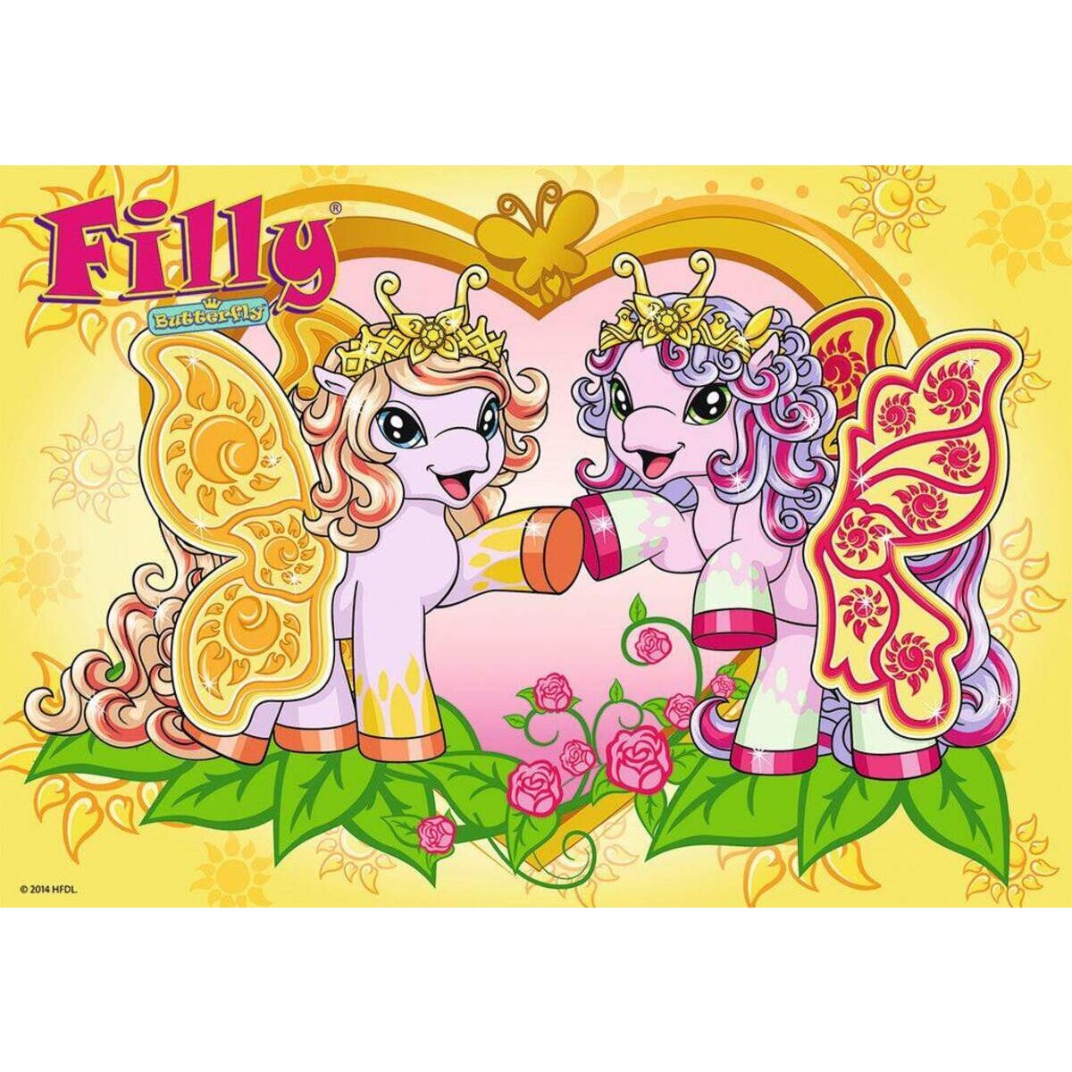 Ravensburger Puzzle Märchenhafte Filly Welt, 2 x 24 Teile