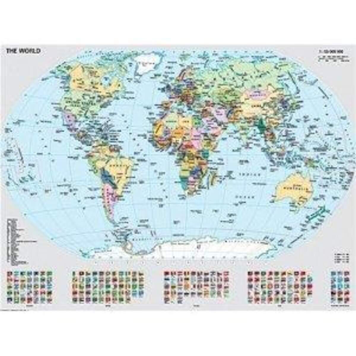 Ravensburger Puzzle Polititsche Weltkarte, 1000 Teile