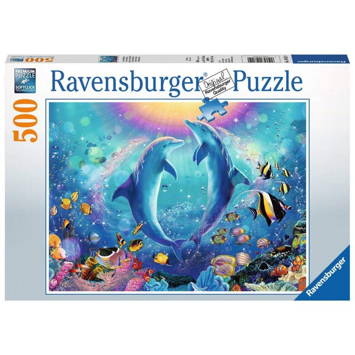 Ravensburger Puzzle Tanz der Delphine, 500 Teile