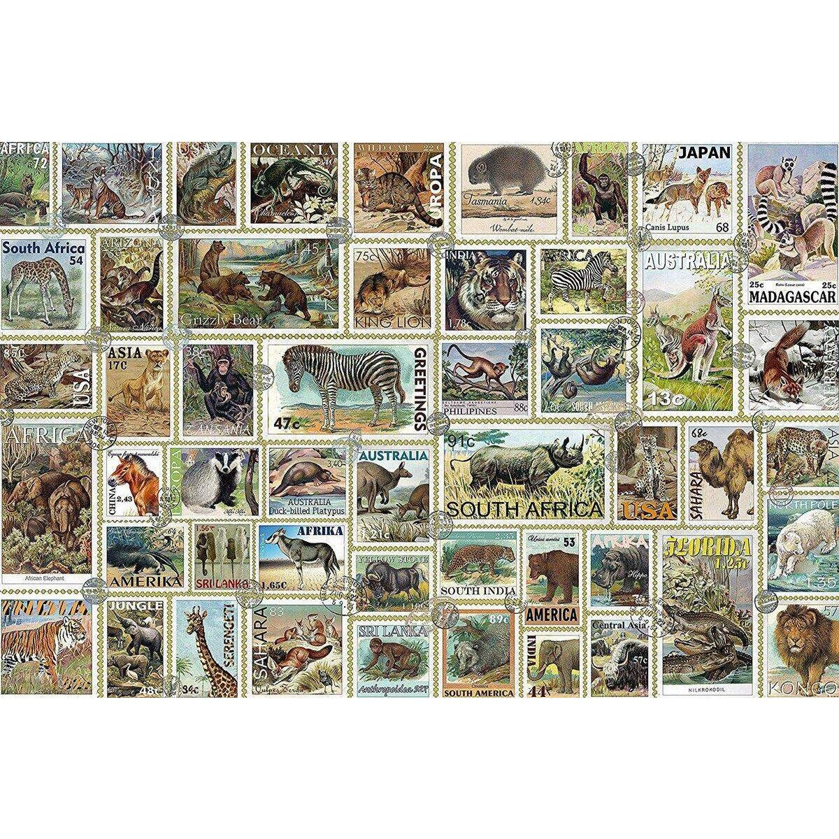 Ravensburger Puzzle Tierbriefmarken, 3000 Teile
