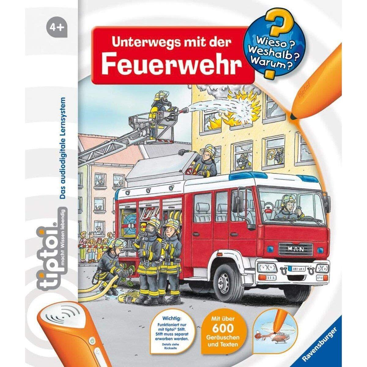 Ravensburger tiptoi Wieso? Weshalb? Warum? 6 Unterwegs mit der Feuerwehr