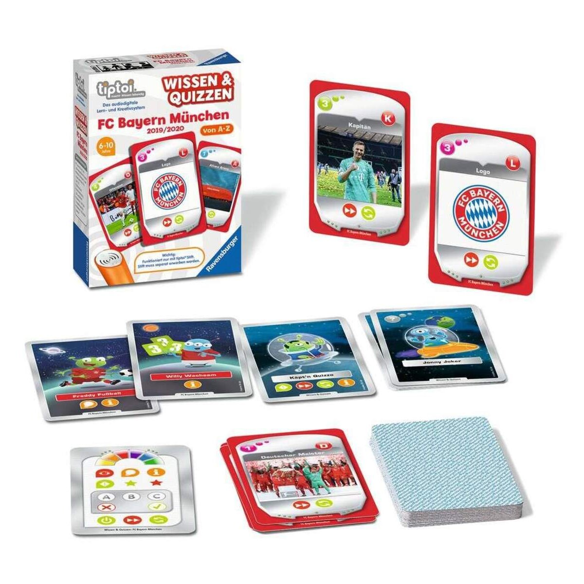Ravensburger tiptoi Wissen & Quizzen: FC Bayern München 2019/ 2020