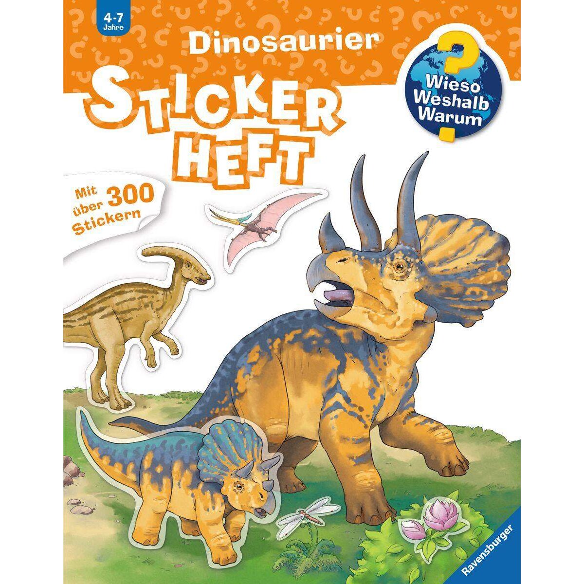 Ravensburger Wieso? Weshalb? Warum? Dinosaurier Stickerheft