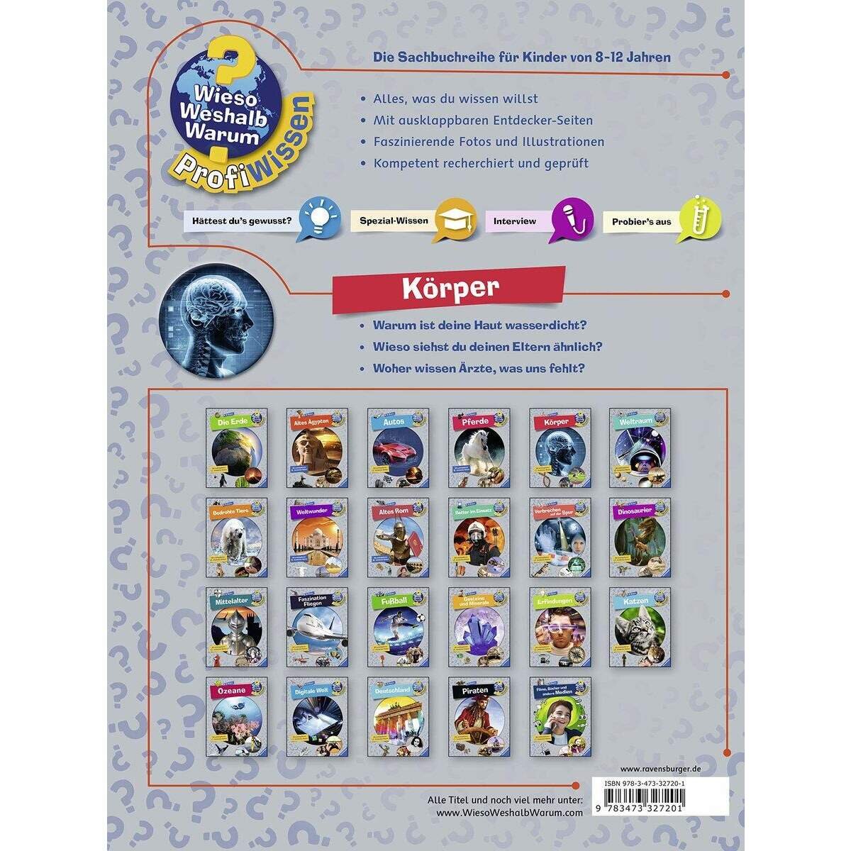 Ravensburger Wieso? Weshalb? Warum? ProfiWissen, Band 5: Körper