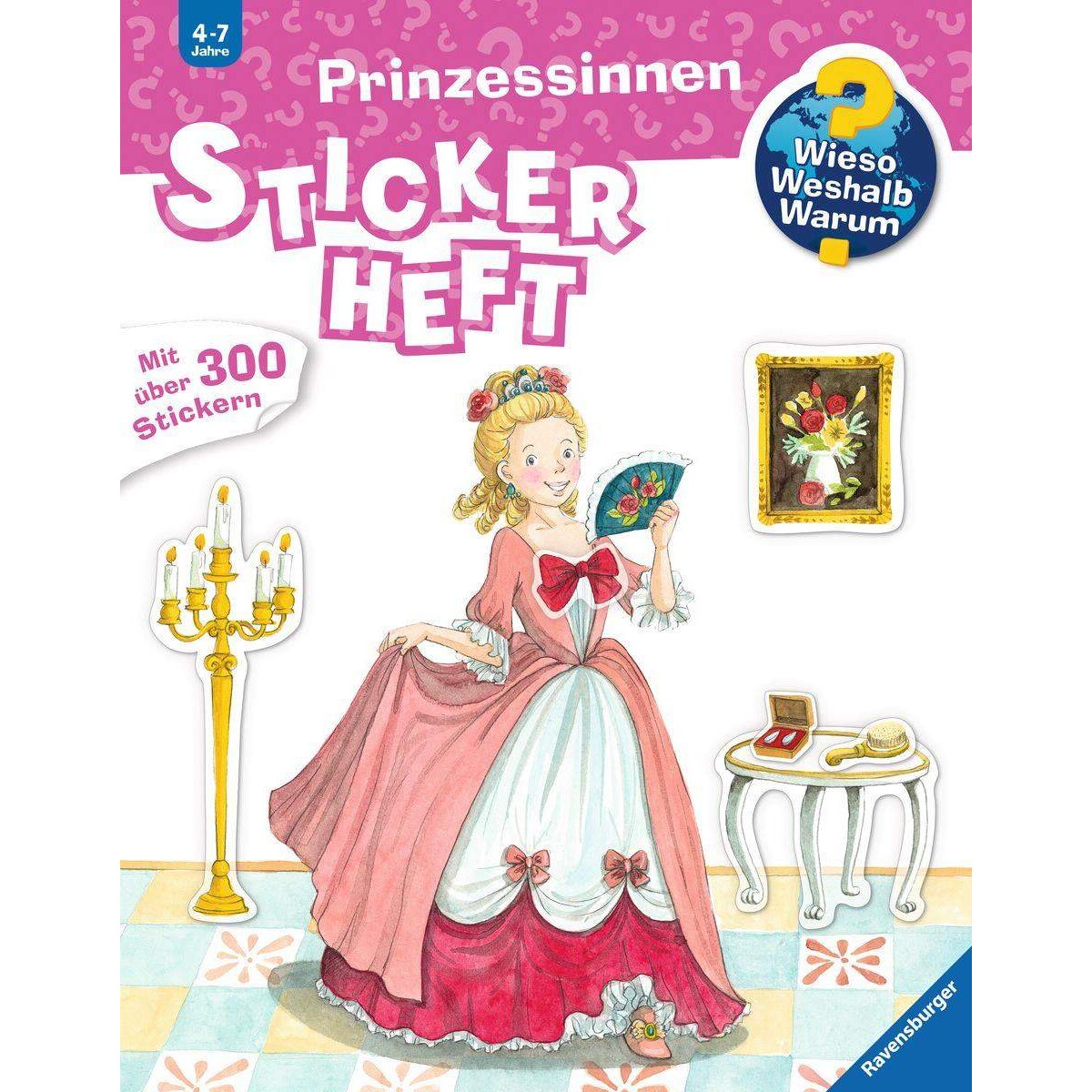 Ravensburger Wieso? Weshalb? Warum? Stickerheft Prinzessinen