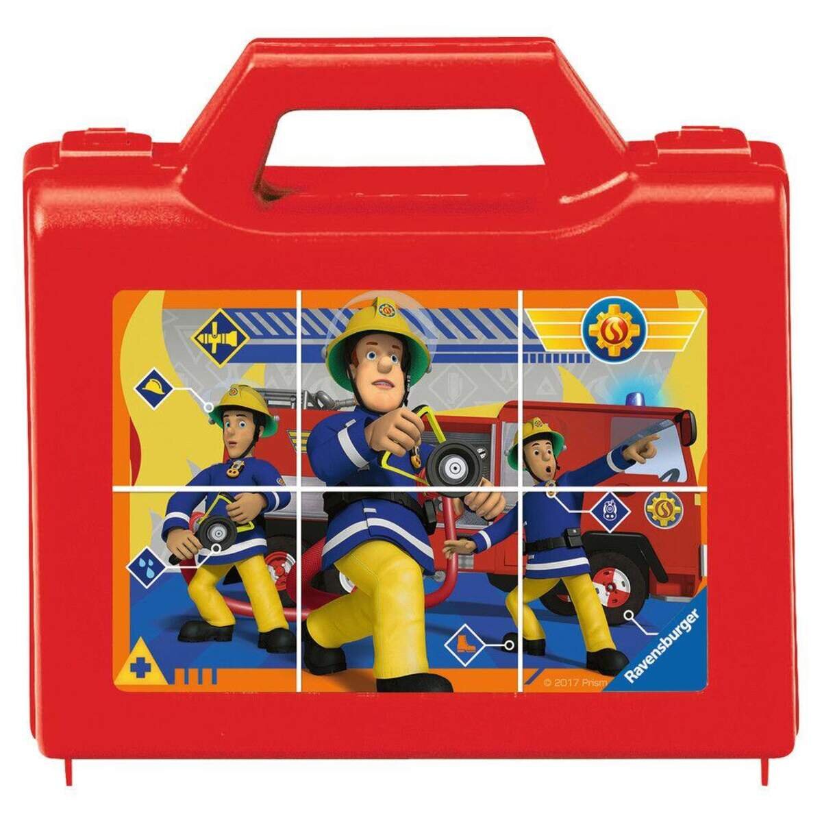 Ravensburger Würfelpuzzle Feuerwehrmann Sam, der tapfere Feuerwehrmann, 6 Teile