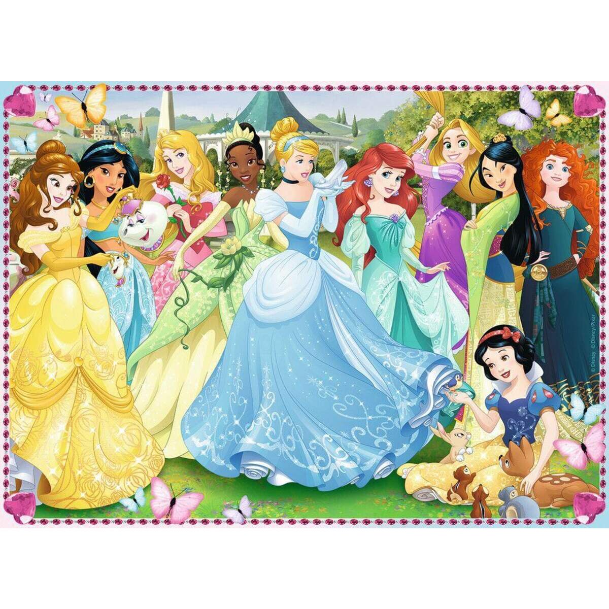 Ravensburger XXL Puzzle Disney Princess Zauberhafte Prinzessinen, 100 Teile