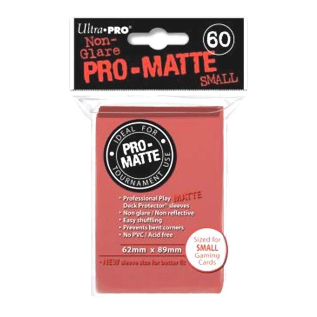 Red Pro-Matte Sleeves (small)(60)