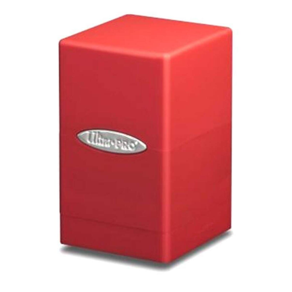 Red Satin Tower Deck Box