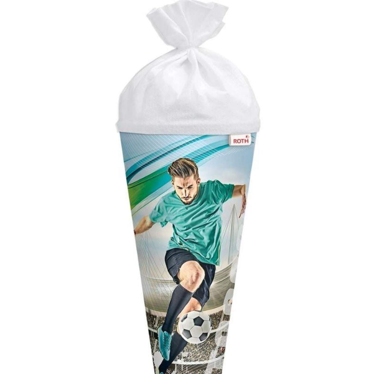 Roth Schultüte Fußballstar, rund, 70cm