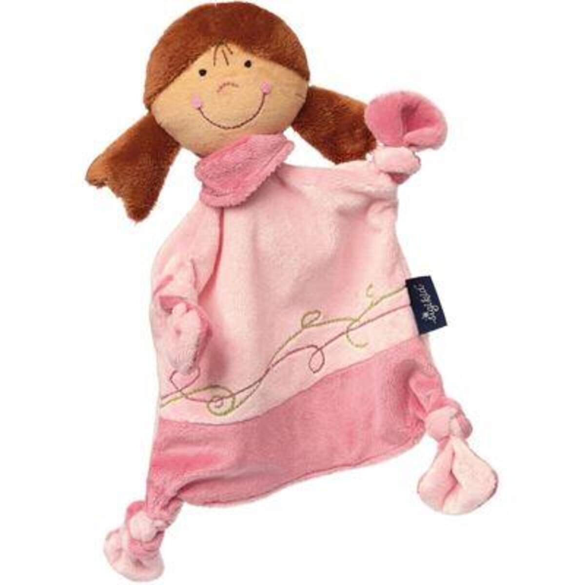 Sigikid Blue Collection Schnuffeltuch Puppe, rosa