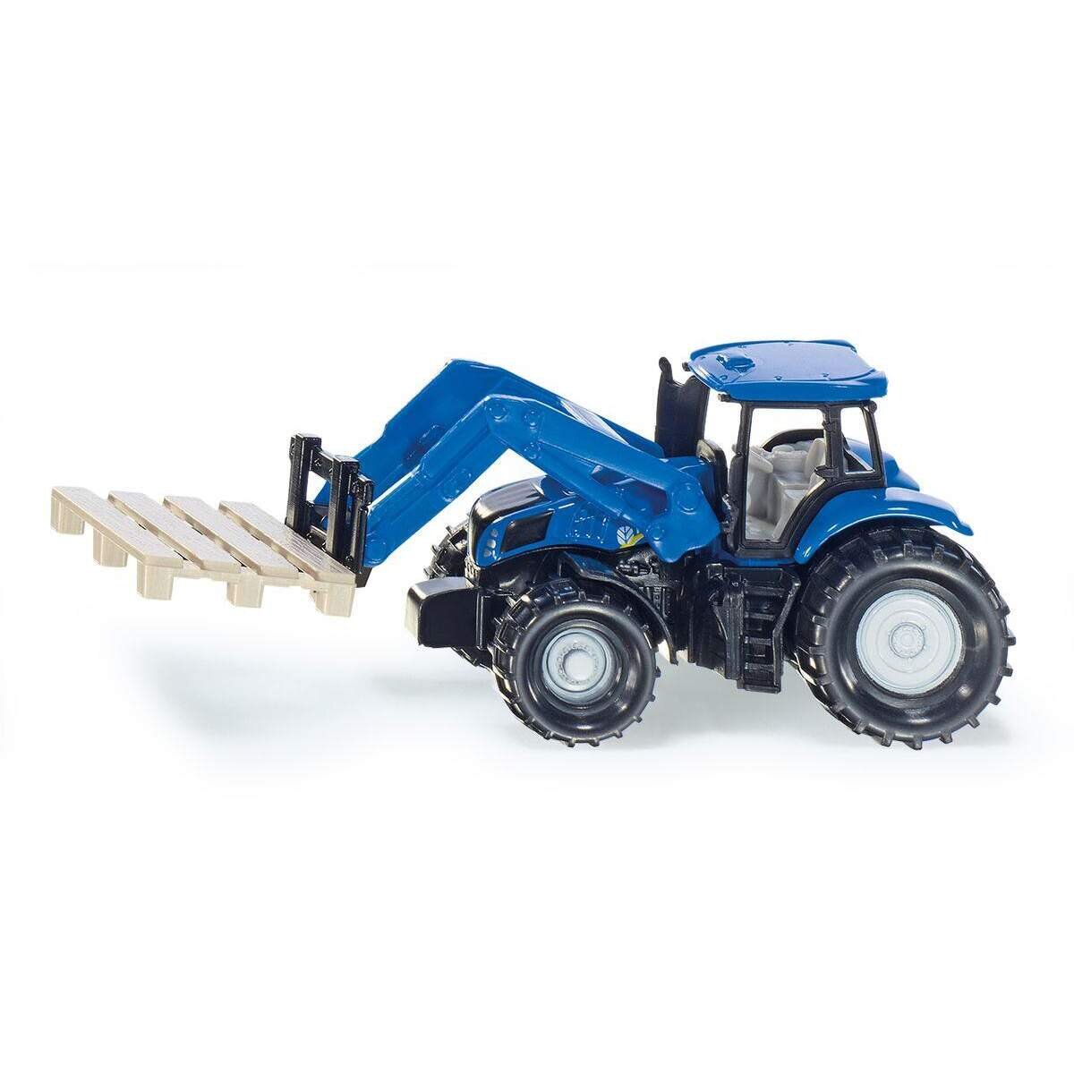 SIKU 1487 Traktor mit Palettengabel und Palette