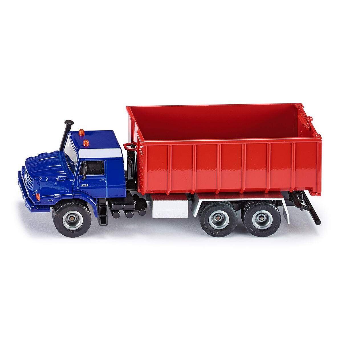 SIKU 3546 Mercedes-Benz Zetros mit Abrollmulde