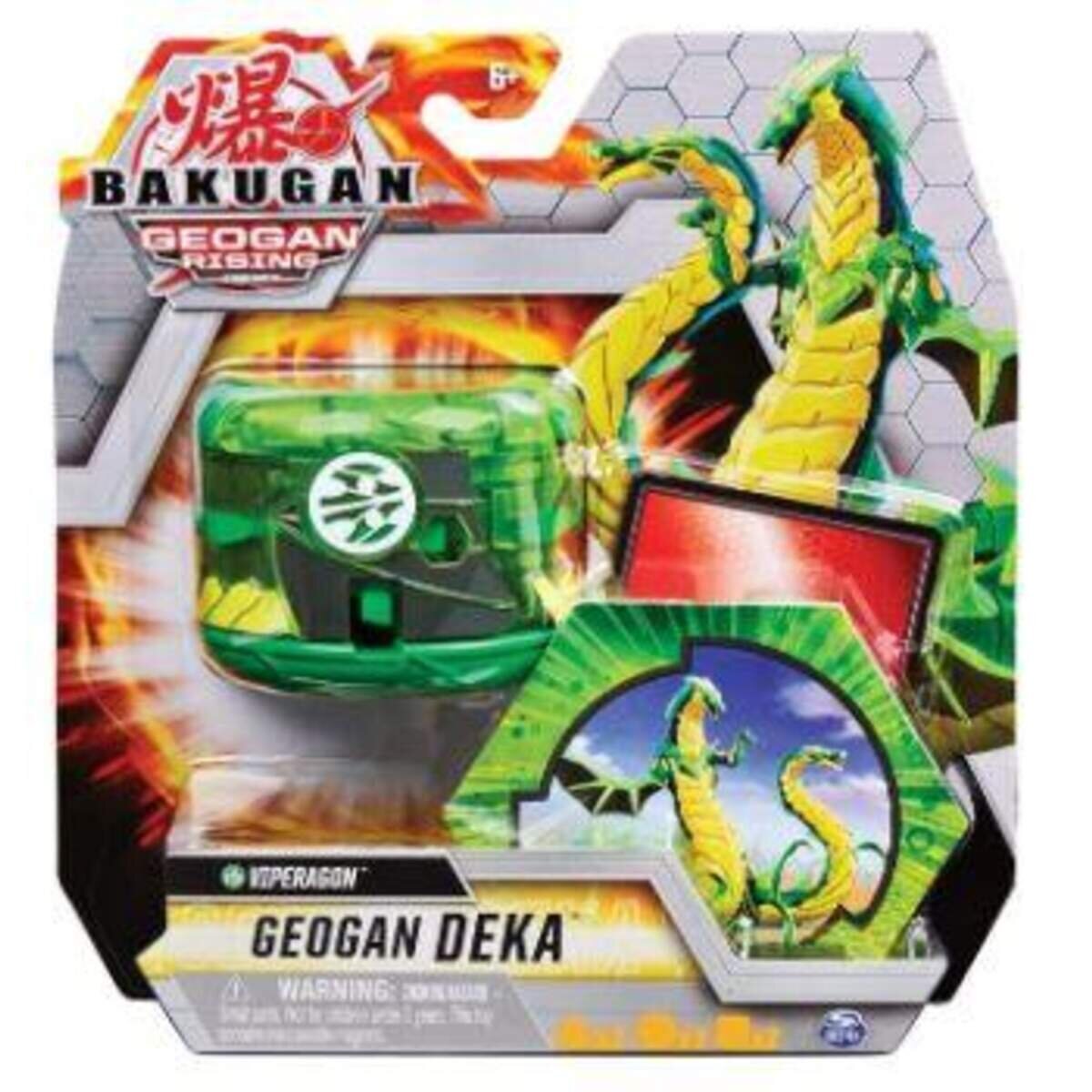 Spin Master Bakugan Rising' Deka Jumbo Geogan, 1 Stück, 3-fach sortiert