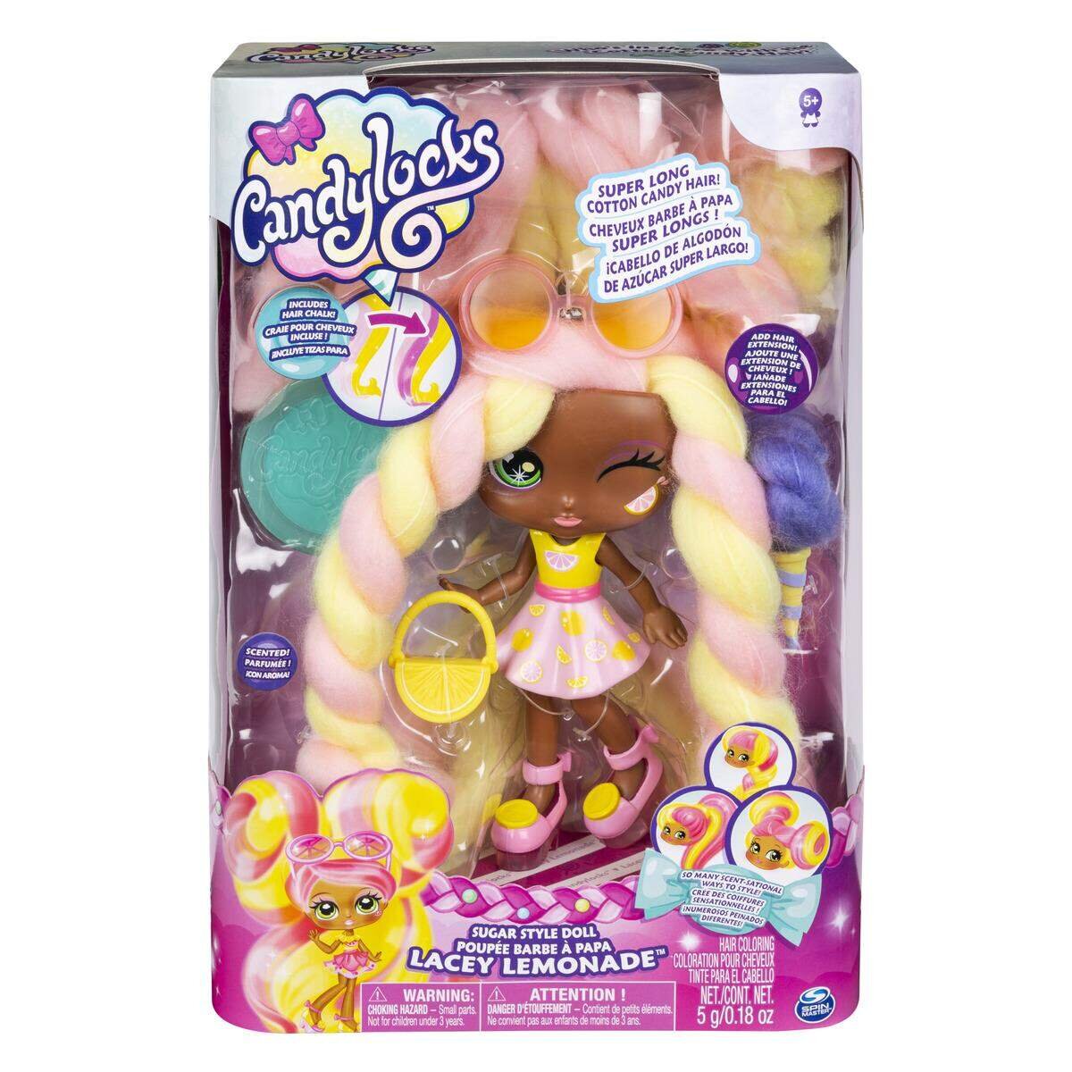 Spin Master Candylocks Deluxe Puppe Lucy Lemonade, ca. 18cm