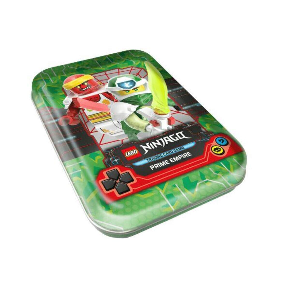 Top Media Lego Ninjago Serie V Prime Empire Mini Tin grün, 5 Booster, 2 limitierte Goldkarten und Figur