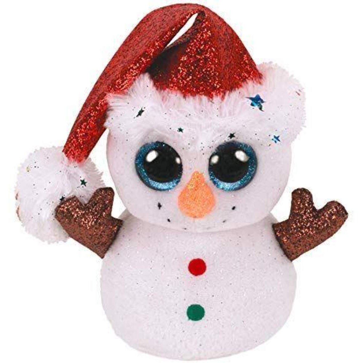 ty Beanie Boo Flippables Schneemann Flurry, ca. 15 cm, mit Wendepailetten