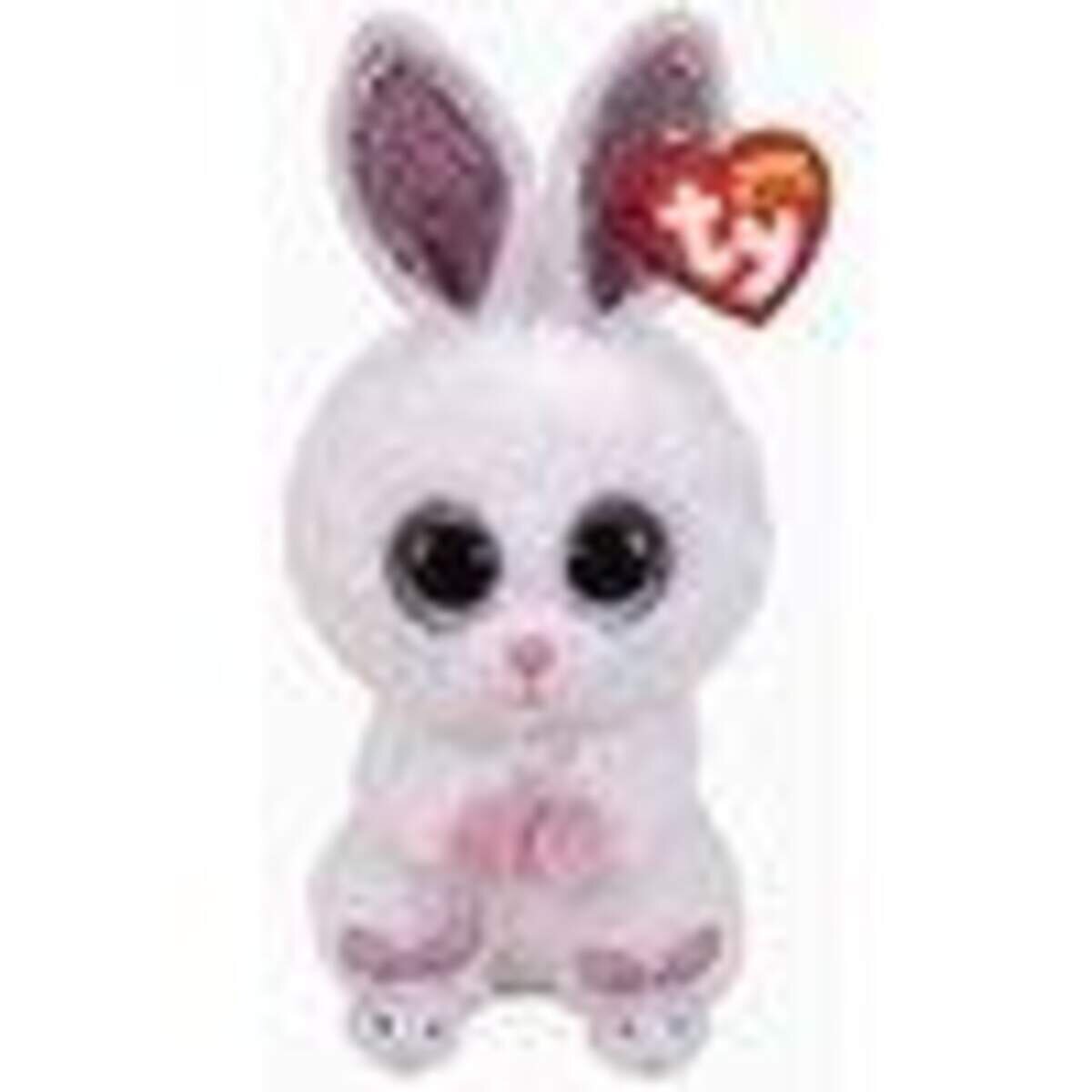 ty Beanie Boos Hase Slippers, weiß/rosa 15 cm