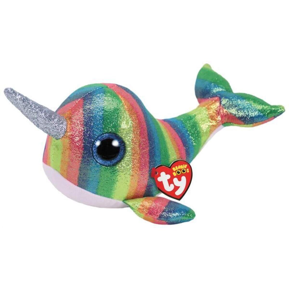 ty Beanie Boos Narwal Nori, 24cm