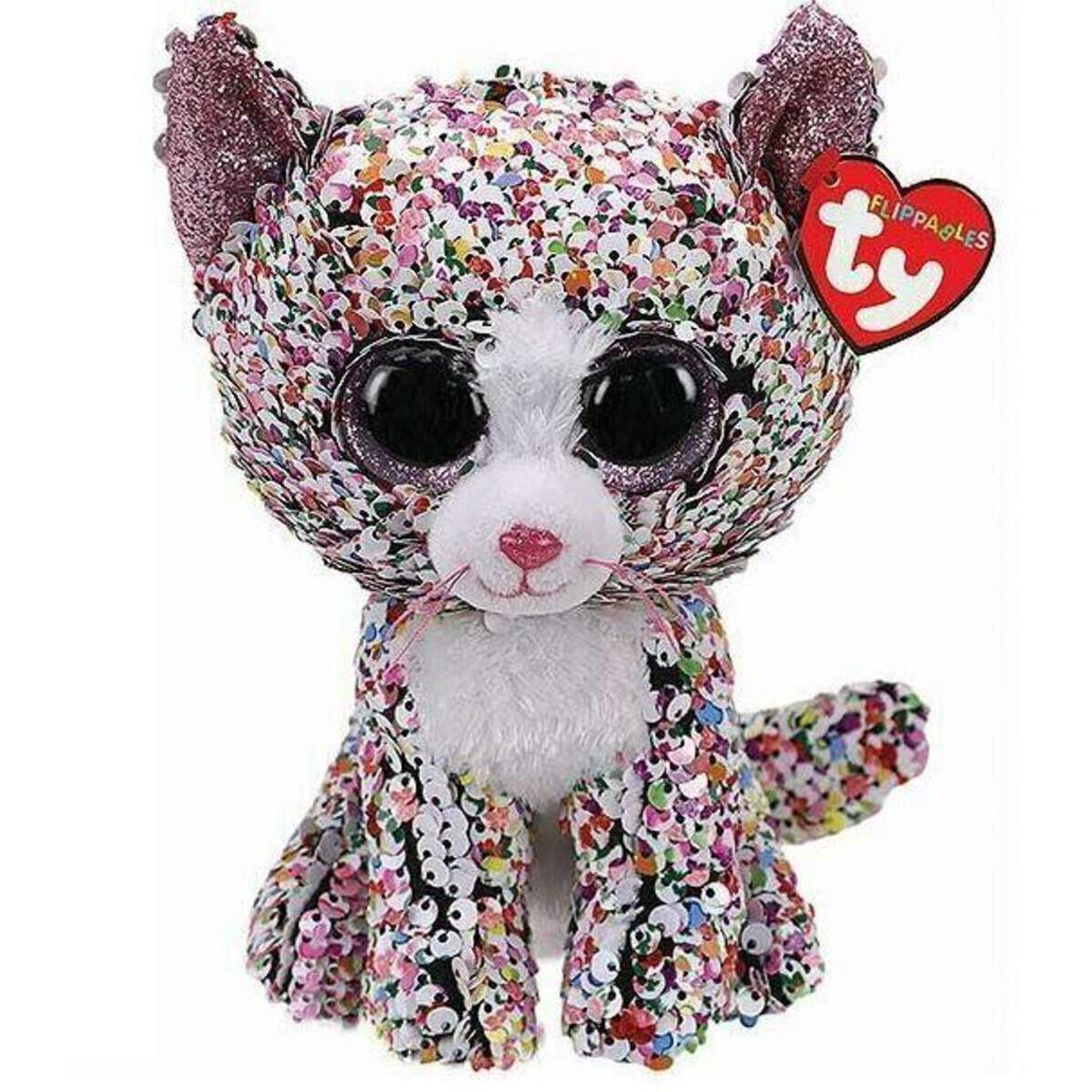 ty Flippables Katze Confetti, 15cm, mit Wendepailletten