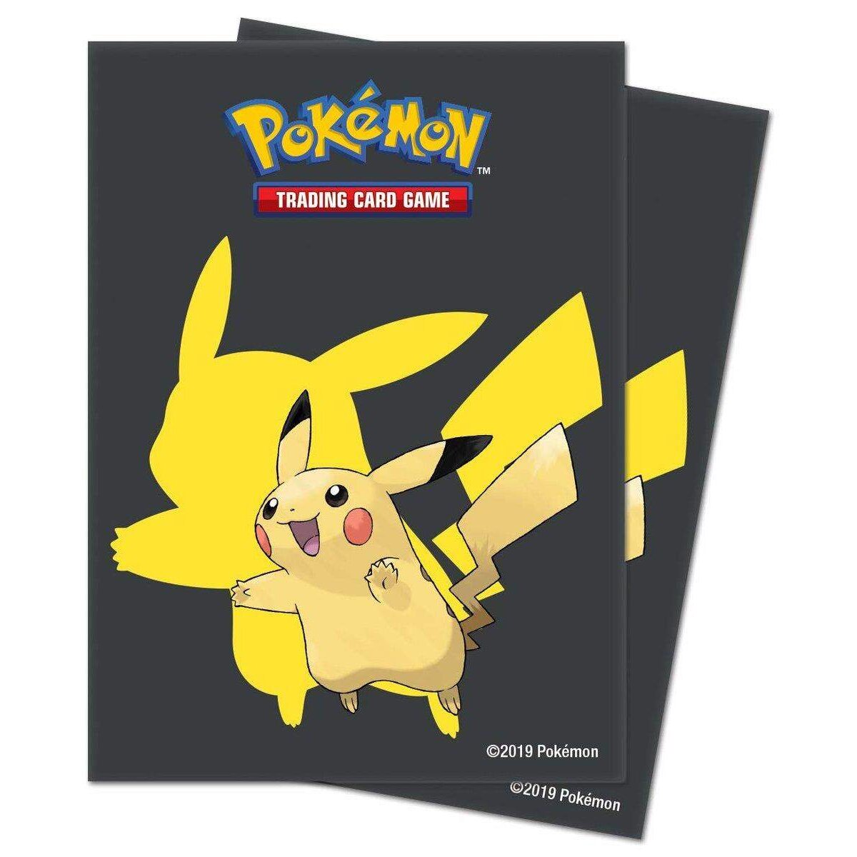 Ultra Pro Pokemon Pikachu Hüllen in schwarz, 65 Stück
