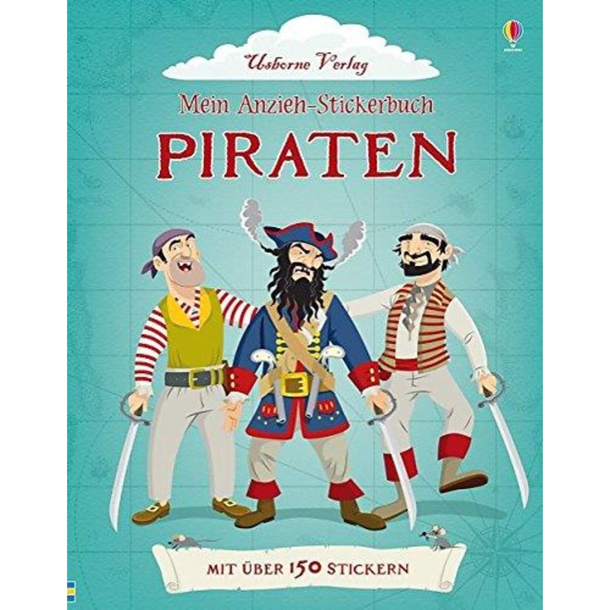 Usborne Verlag Mein Anzieh-Stickerbuch Piraten