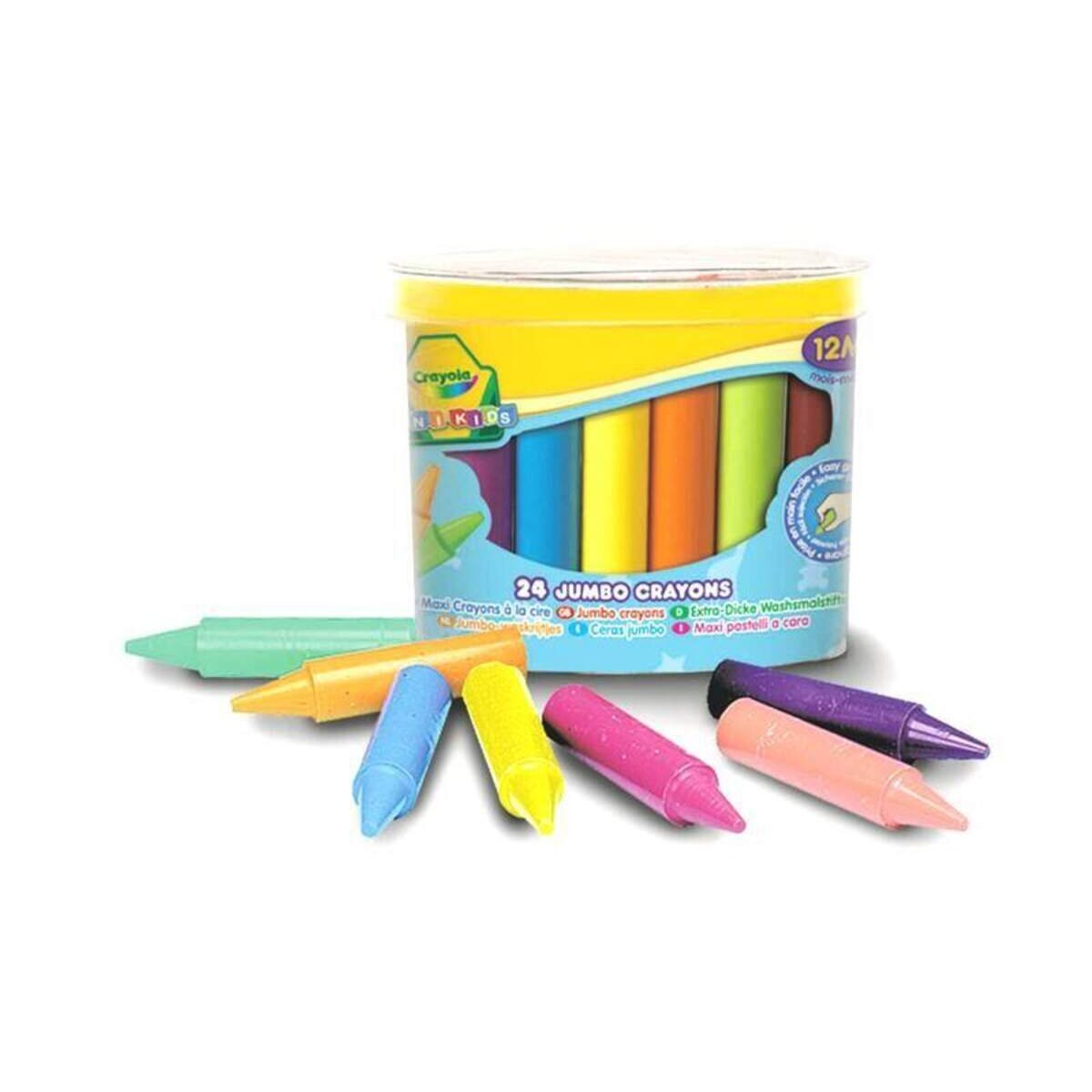Vivid Crayola Mini Kids 24 Jumbo Wachsmalstifte