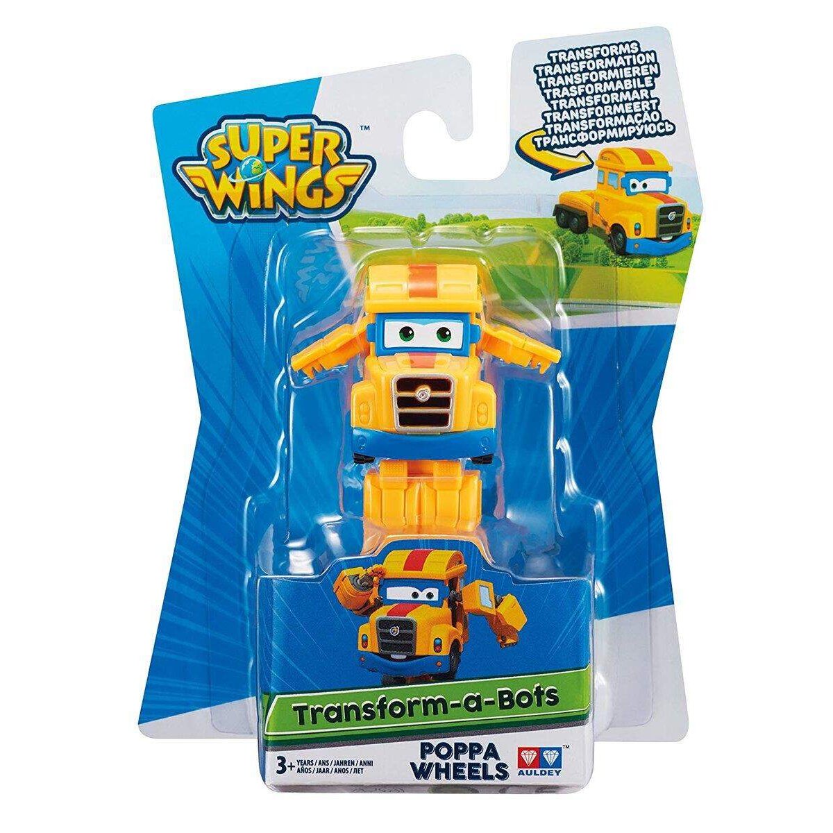 Waiky Super Wings Transform-a-Bots Poppa