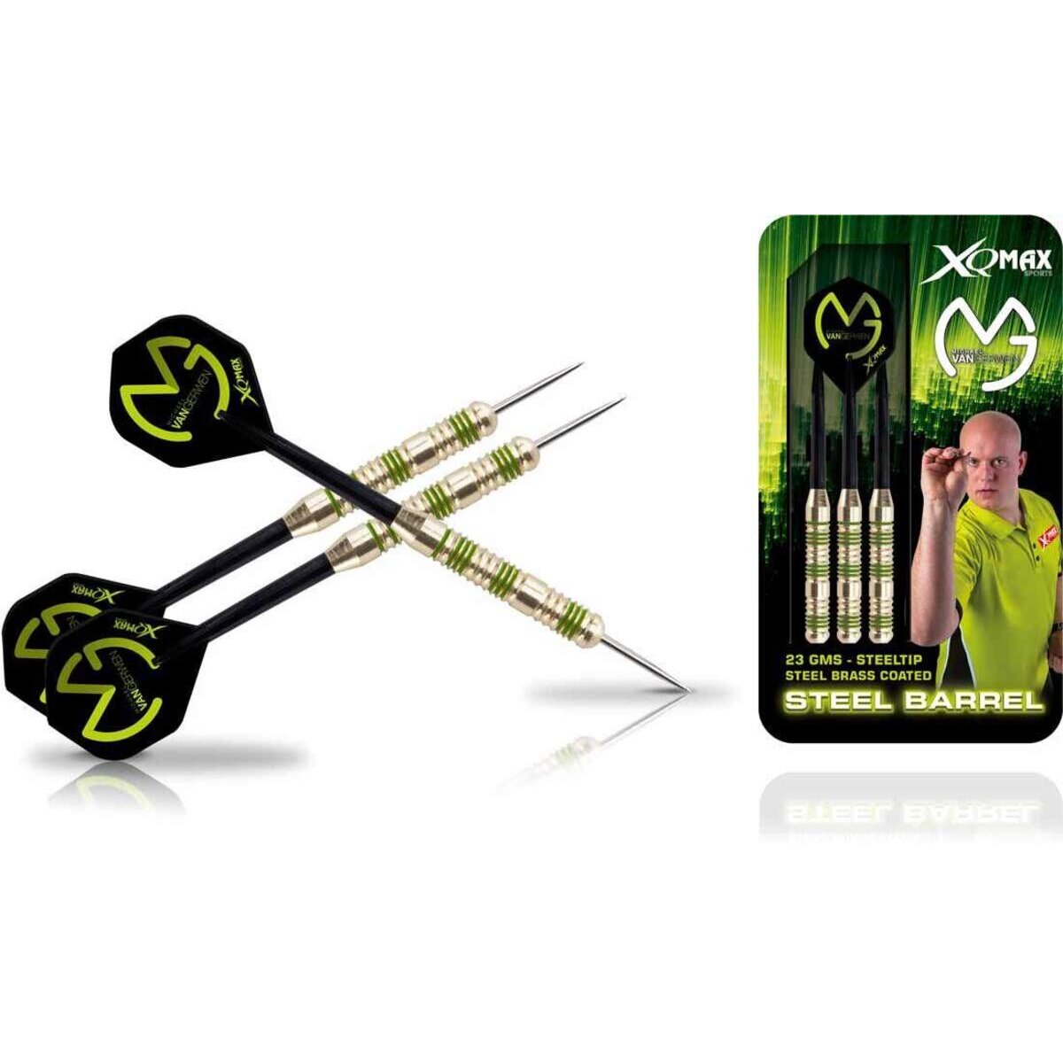XQMax Michael van Gerwen Brass Steel Darts 23 Gr.