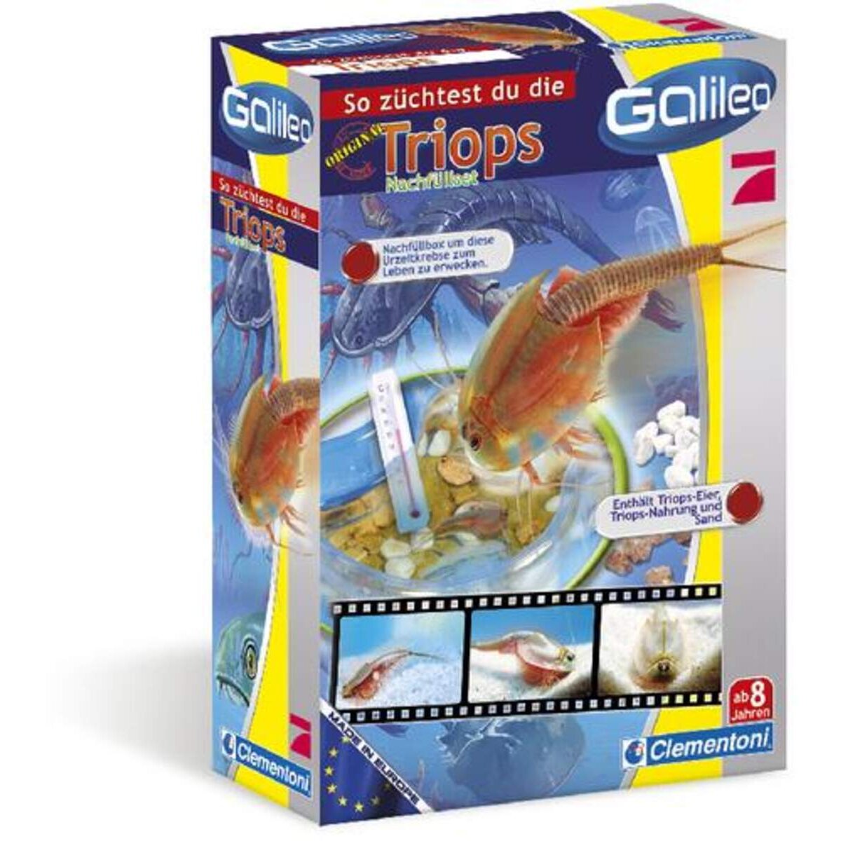 Clementoni Galileo Original Triops Nachfüllset