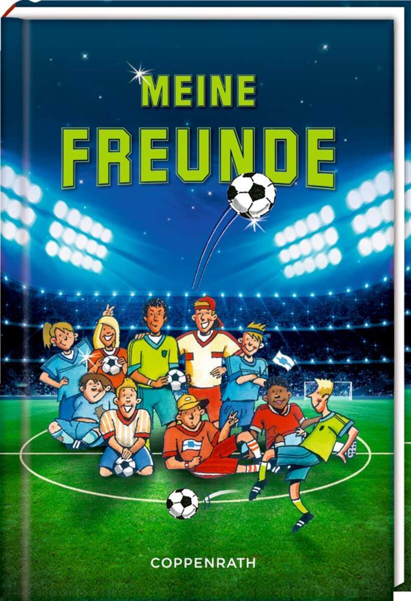 Coppenrath Verlag Freundebuch Meine Freunde Fußballfreunde