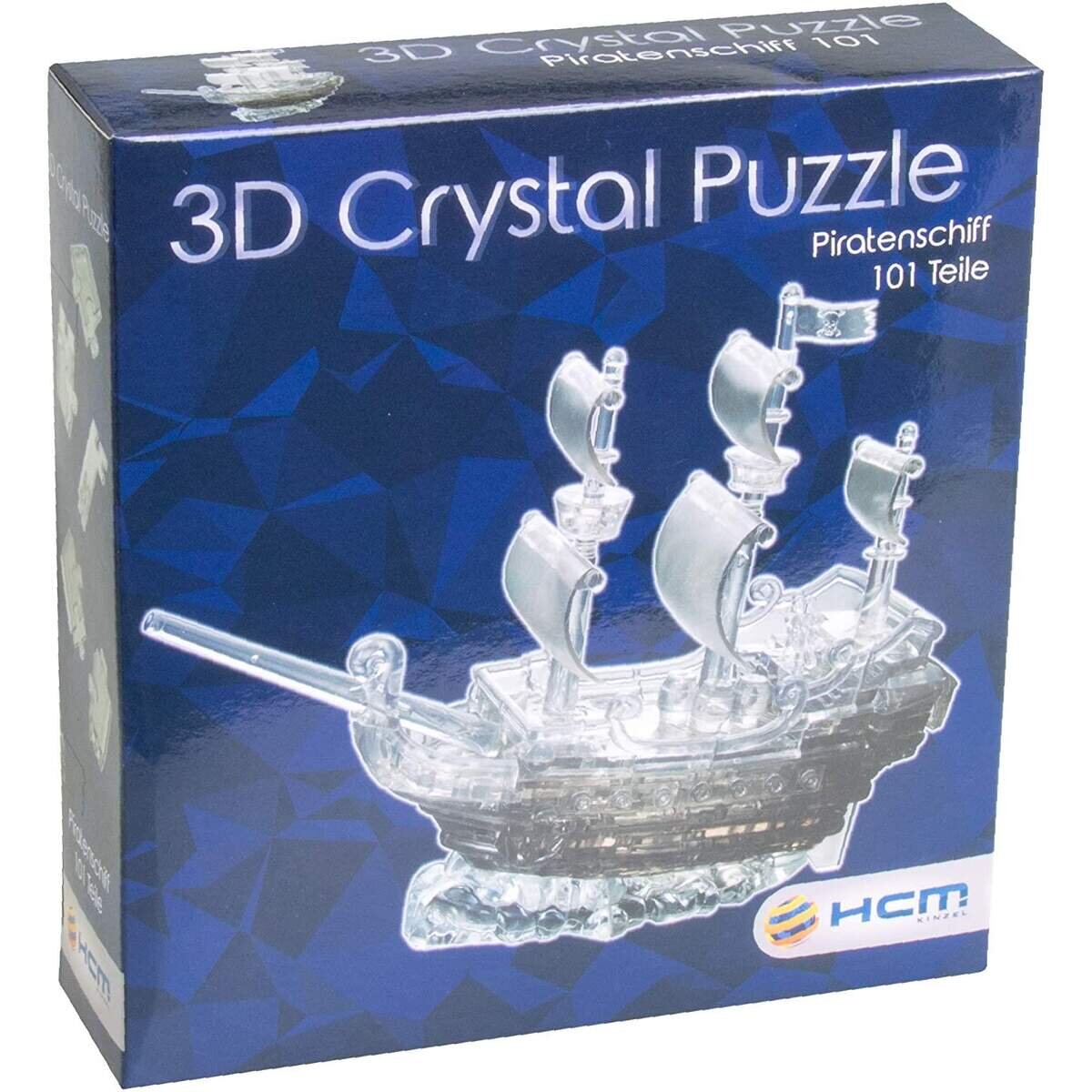 HCM Kinzel Crystal Puzzle - Piratenschiff, 101 Teile
