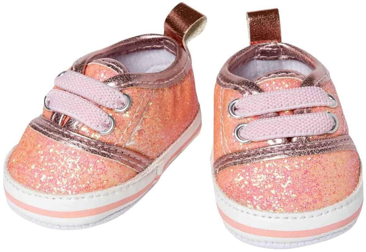 Heless Glitzer-Sneaker für Puppen, in Rosa, Größe 38 - 45 cm