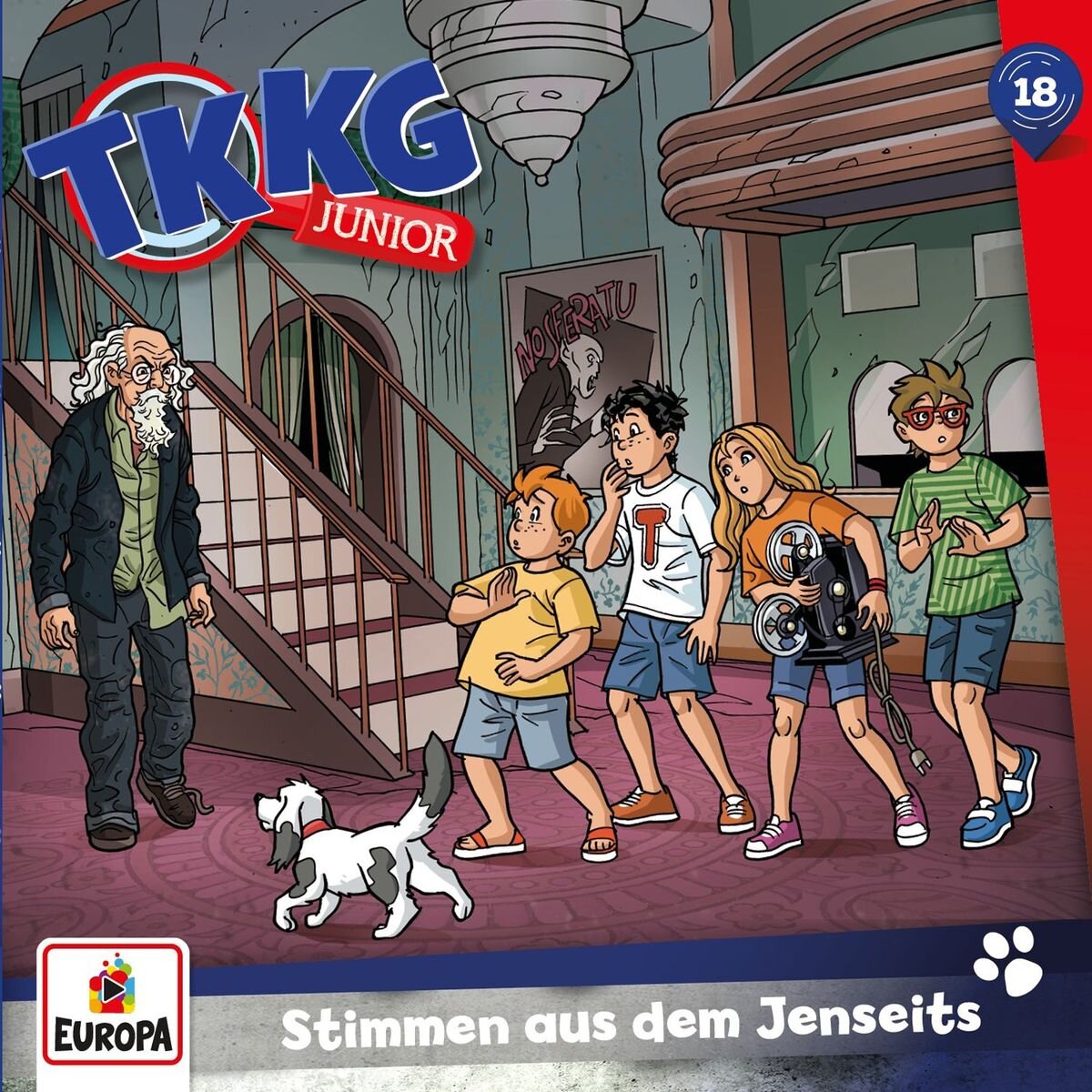 KOSMOS Hörspiel CD TKKG Junior 18 - Stimmen aus dem Jenseits