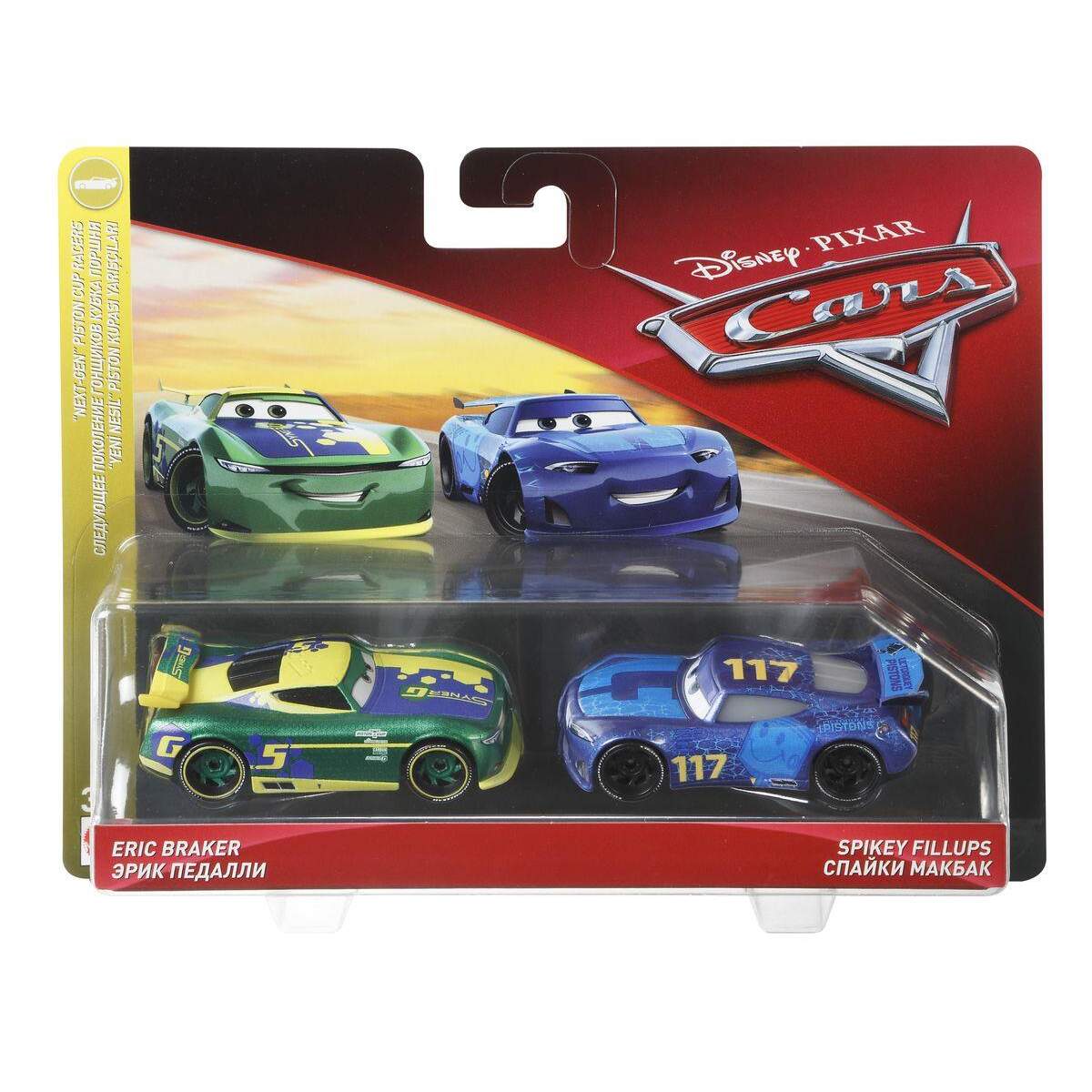 Mattel Disney Pixar Cars 3 Die-Carst 2er-Pack, 2 Stück, sortiert