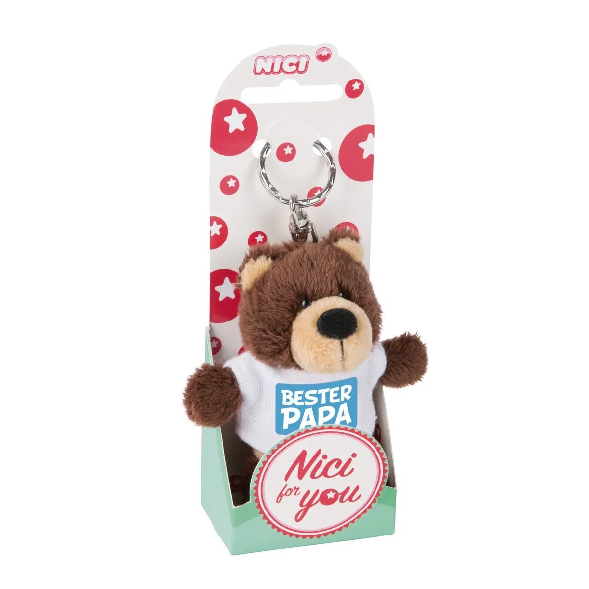 NICI Bär Bester Papa 10cm Bb SA m. T-shirt
