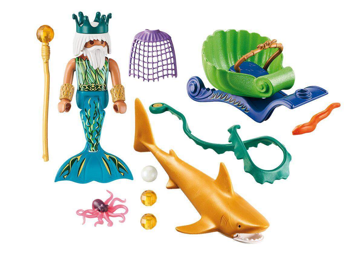 PLAYMOBIL® 70097 Magic Meereskönig mit Haikutsche