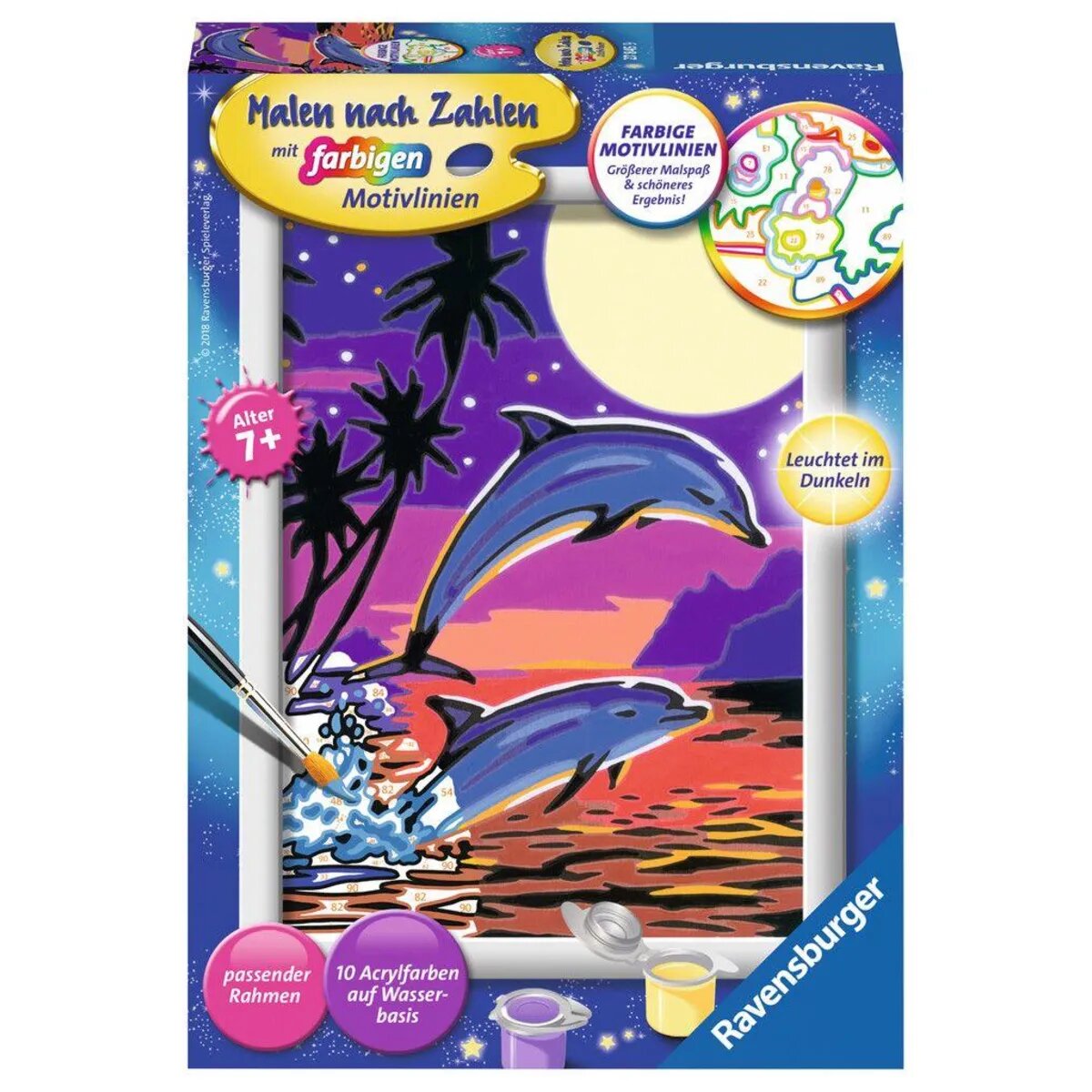 Ravensburger Malen nach Zahlen Delfine GiD