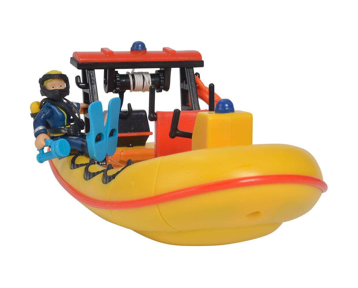 Simba Feuerwehrmann Sam Neptune Boot mit Figur