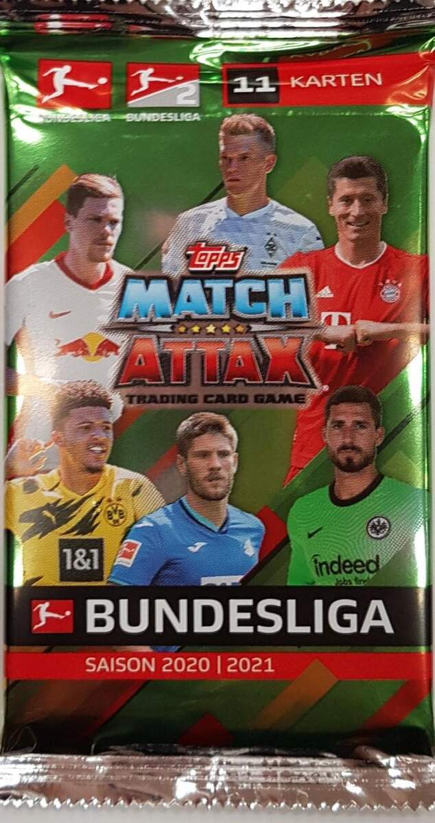 Topps Match Attax Booster 2020/2021, 11 Karten