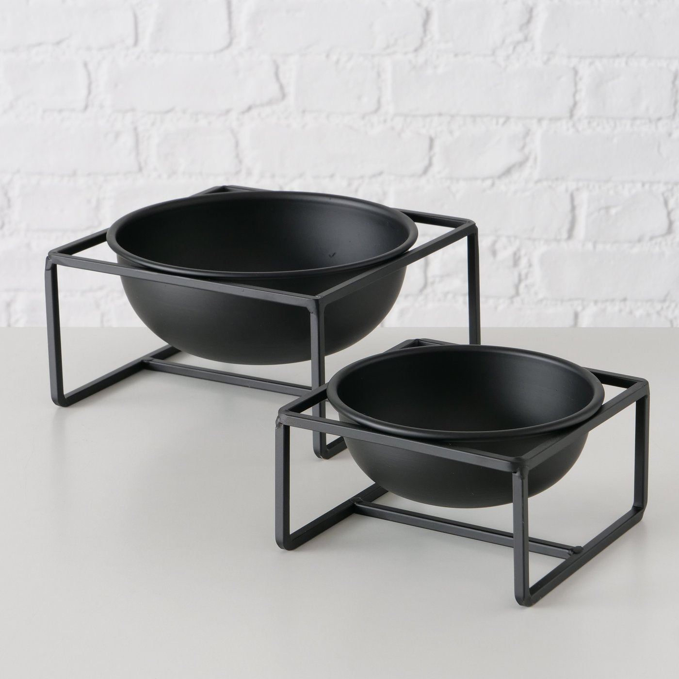 Boltze - Schale Saturn 2 tlg. Set, groß 19x10cm, klein 15x8 cm