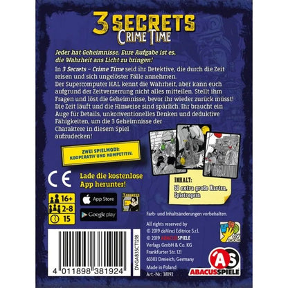 Asmodee Abacusspiele 3 Secrets - Crime Time