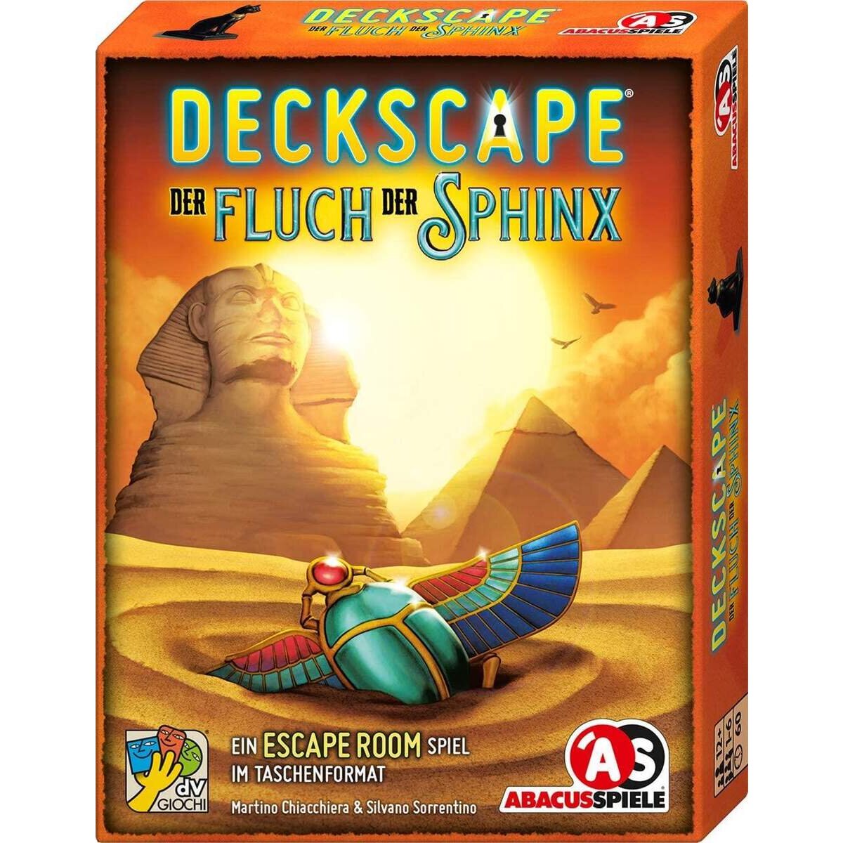 Asmodee Abacusspiele Deckscape Der Fluch der Sphinx