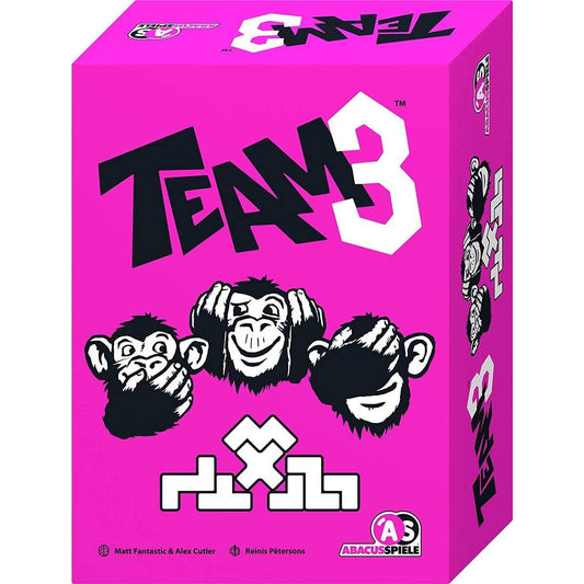 Asmodee Abacusspiele Partyspiel Team3 Pink