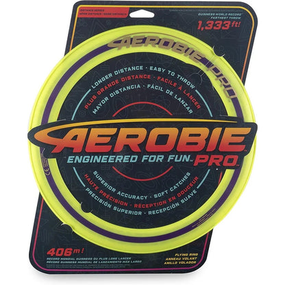 Aerobie 6046387 Pro Flying Ring Wurfring mit Durchmesser 33 cm, 1 Stück, 4-fach sortiert