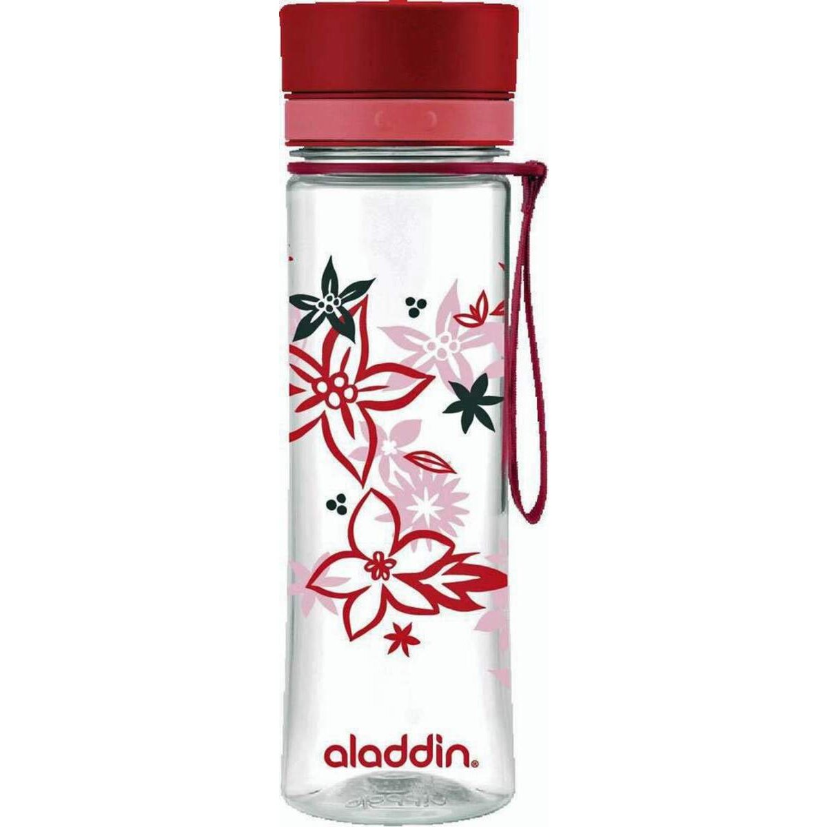 Aladdin Trinkflasche Aveo Rot mit Grafik 0,6l