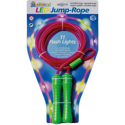 alldoro Springseil mit 11 LED's, 1 Stück, sortiert
