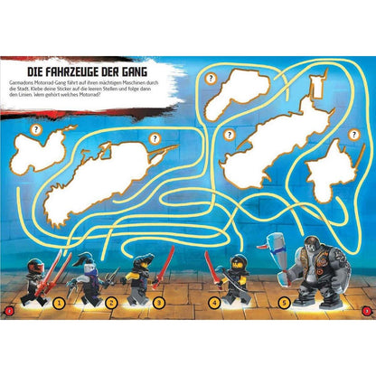 Ameet Verlag LEGO® NINJAGO® – Stickerabenteuer. Coole Ninja-Missionen